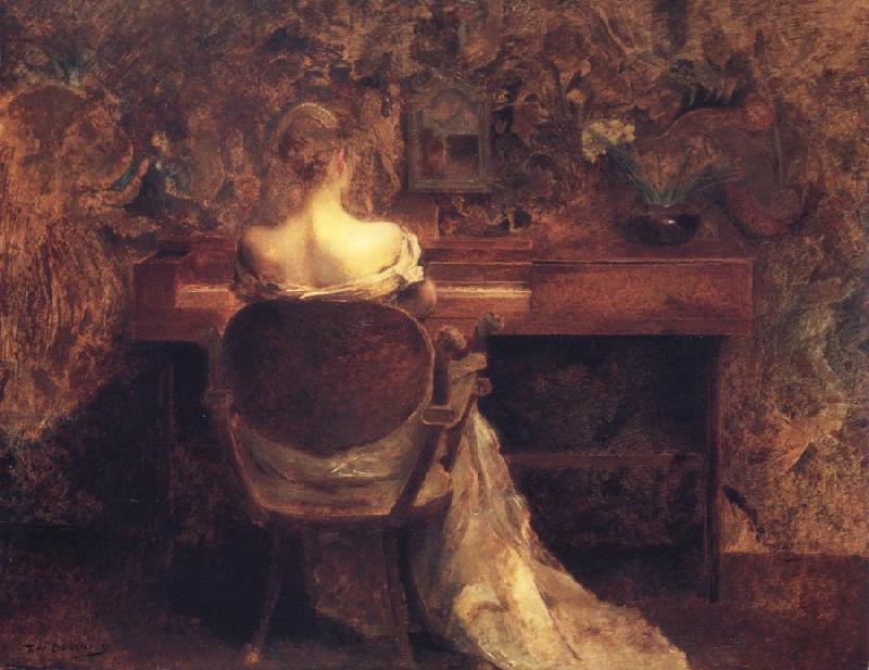 Thomas Wilmer Dewing The Spinet